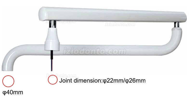 Braço para lampada de poste para cadeira de unidade dentária HC-03